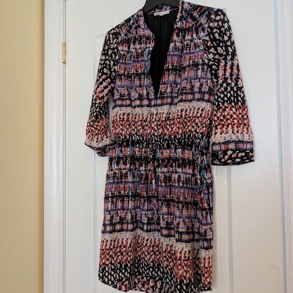 DR2 Vibrant Plaid and Abstract Dress Size Small - Picture 2 of 8